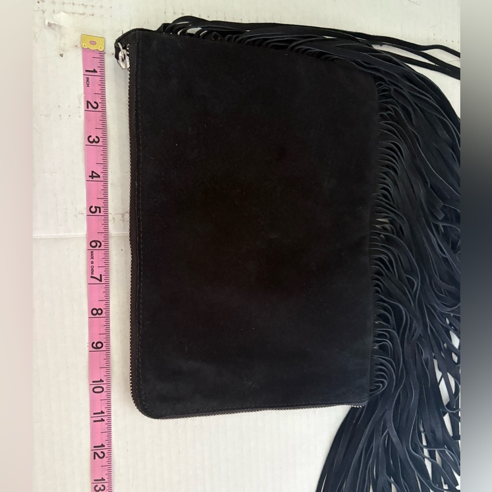 Zara fringe suede wristlet - Picture 4 of 8